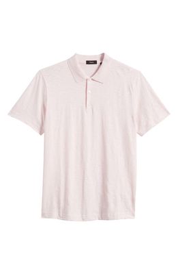 Theory Bron D. Cosmos Polo in Soft Pink - 18S