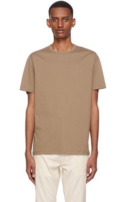 Theory Brown Cotton T-Shirt