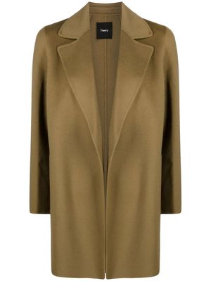 Theory Clairene wool-cashmere jacket - Green