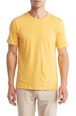 Theory Cosmo Solid Crewneck T-Shirt in Marigold