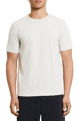 Theory Cosmo Solid Crewneck T-Shirt in Moon - Q82