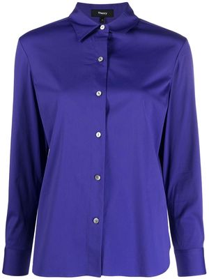 Theory cotton blend shirt - Blue