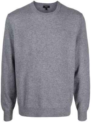 Theory crew-neck cashmere jumper - Grey