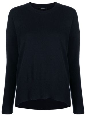 Theory crew-neck cashmere sweater - Blue