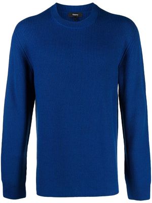 Theory crew neck pullover jumper - Blue
