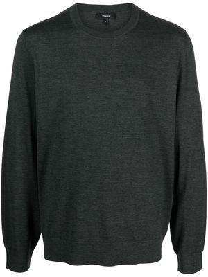 Theory crew-neck pullover sweatshirt - Green