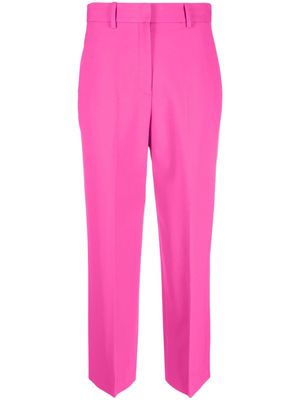 Theory cropped-leg chino trousers - Pink