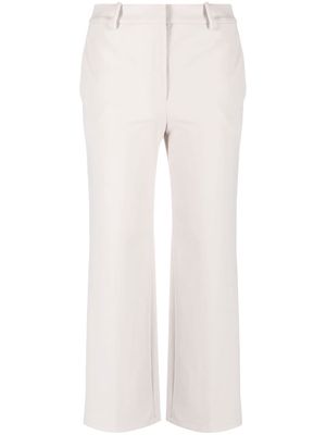 Theory cropped straight-leg trousers - Grey