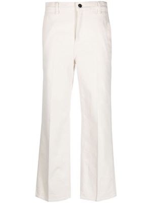 Theory cropped wide-leg trousers - Neutrals