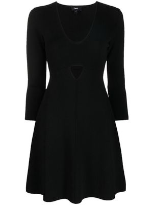 Theory cut-out mini dress - Black