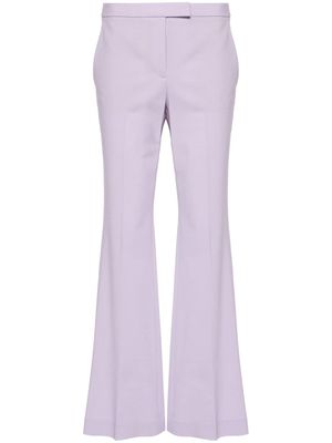 Theory Demitria low-rise flared trousers - Purple