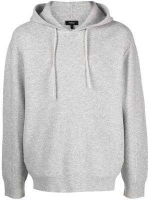 Theory drawstring pullover hoodie - Grey