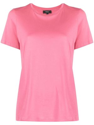 Theory Easy Pima cotton T-shirt - Pink