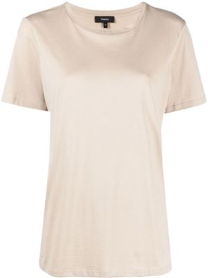 Theory Easy round-neck T-shirt - Neutrals