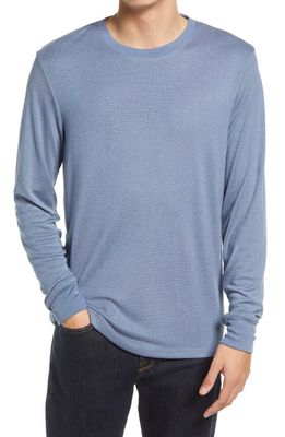Theory Essential Anemone Long Sleeve T-Shirt in Midnight