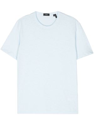 Theory Essential cotton T-shirt - Blue