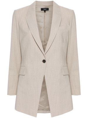 Theory Etiennette single-breasted blazer - Neutrals