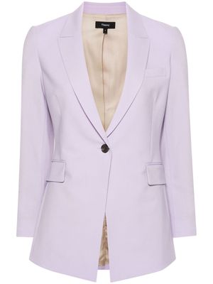 Theory Etiennette single-breasted blazer - Purple
