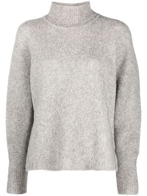 Theory fine-knit wool-blend jumper - Grey