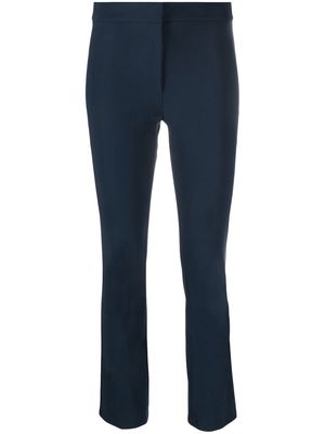 Theory flared slim-fit trousers - Blue