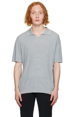 Theory Gray Birke Polo