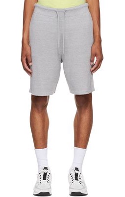 Theory Gray Linen Shorts