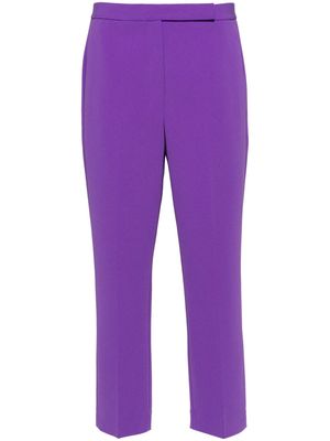Theory high-waist slim-fit trousers - Purple