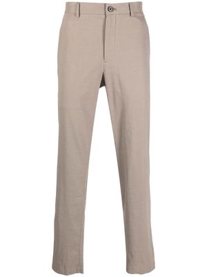Theory high-waisted chino trousers - Neutrals