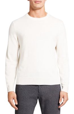 Theory Hilles Cashmere Sweater in Stone White - 024