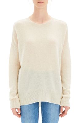 Theory Karenia Long Sleeve Cashmere Sweater in Ivory