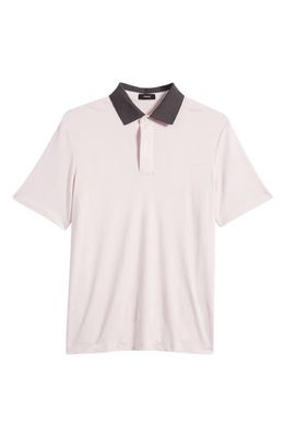 Theory Kayser Regular Fit Short Sleeve Polo in Cradle Pink - 18S