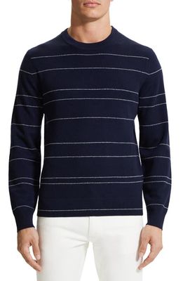 Theory Kenny St. Novo Merino Wool Sweater in Baltic Multi