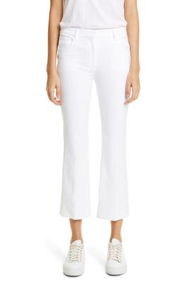 Theory Kick Flare Pants in White