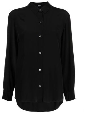 Theory long-sleeve buttoned shirt - Black