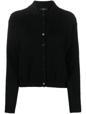 Theory long-sleeve cashmere cardigan - Black