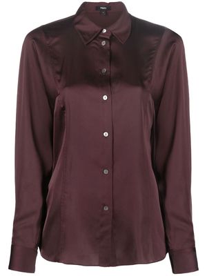 Theory long-sleeve shirt - Purple