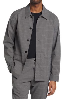 Theory Men's Selk Check Stretch Jacket in Black Multi - A0P