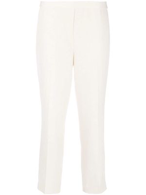 Theory mid-rise cropped trousers - Neutrals