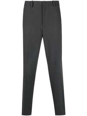 Theory mid-rise tapered-leg trousers - Grey