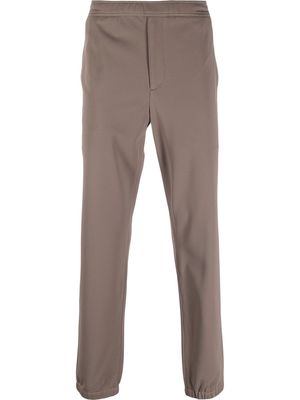 Theory mid-rise tapered trousers - Neutrals