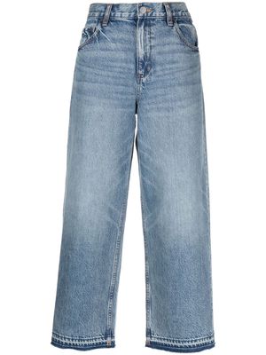 Theory mid-rise wide-leg jeans - Blue