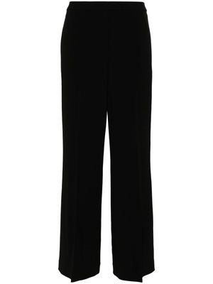 Theory mid-rise wide-leg trousers - Black