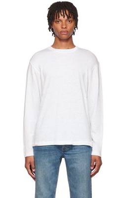 Theory Off-White Ryder Long Sleeve T-Shirt