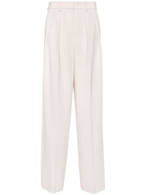 Theory pleat-detailing palazzo pants - Neutrals