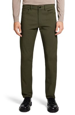 Theory Raffi Twill Pants in Olive Branch - Fat