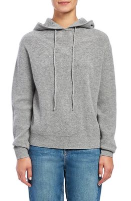 Theory Ribbed Cashmere Hooded Sweater in Husky