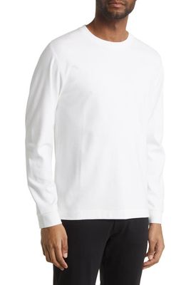 Theory Rider Long Sleeve T-Shirt in White - 100