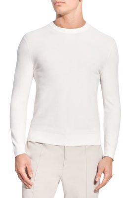 Theory Riland Crewneck Sweater in White