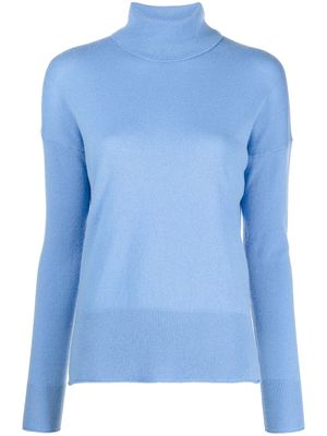 Theory roll-neck cashmere jumper - Blue