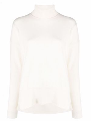 Theory roll-neck cashmere jumper - White